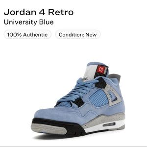 Jordan 4 Retro university blue